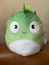 BNWT 12" Denton the Chameleon Plush Backpack Squishmallows Toy Dinosaur Rucksack
