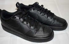 Boys Nike Court Borough Low 2 Black Casual Sneakers Size 7Y BQ5448-002 F3 38