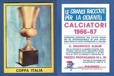 FIGURINA CALCIATORI PANINI 1966/67 - NUOVA/NEW - COPPA ITALIA