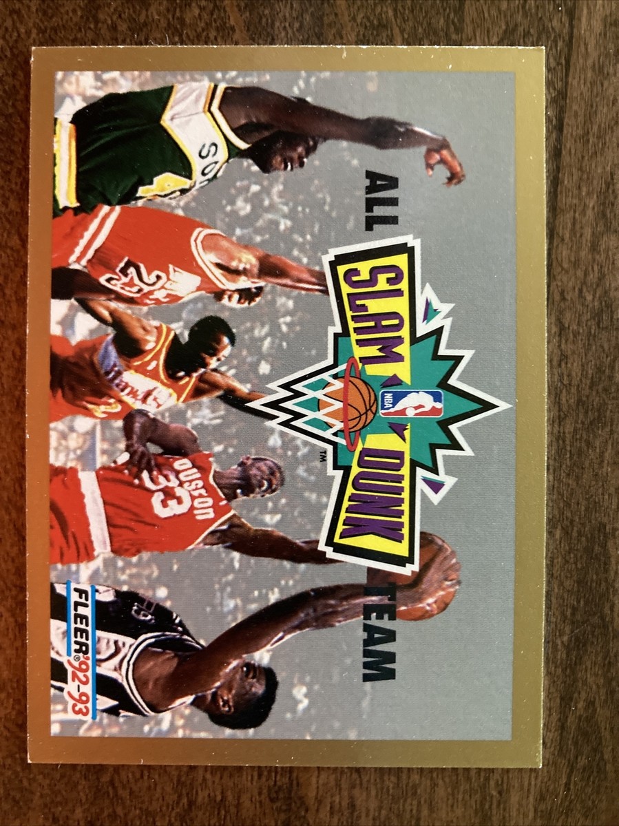 1992-93 Fleer Basketball All Slam Dunk Team Redemption Card