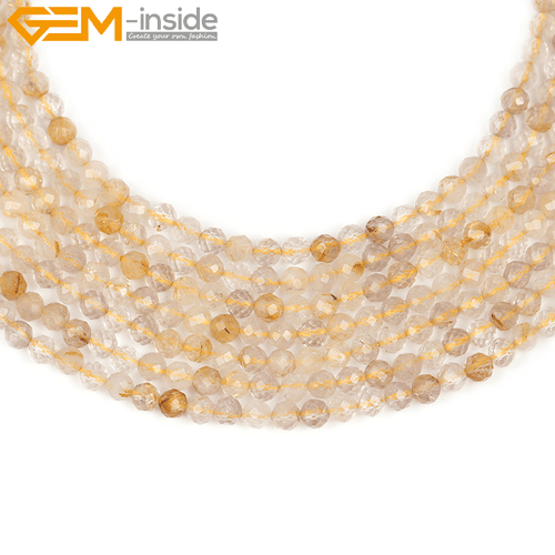 AAA Natural Agate Amazonite Stones Faceted Round Beads For Jewelry Making 15" - Picture 55 of 389