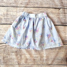 Carter  s Blue Purple Floral Skirt with Bloomers Girl  s Sz 3T