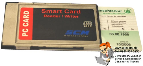 SCM SCR 201 CHIPKARTENLESER CHIPCARDREADER SCHREIBER FÜR HBCI PRAXISSOFTWARE