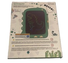 LCD Writing Tablet Children Dinosaur 3Y Green Fun For Homeschooling New