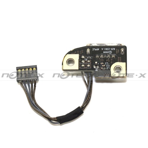 Dc-Klinkenbuchse Schalltknopf Anschluss Kabel Board Für für Apple Macbook A1286