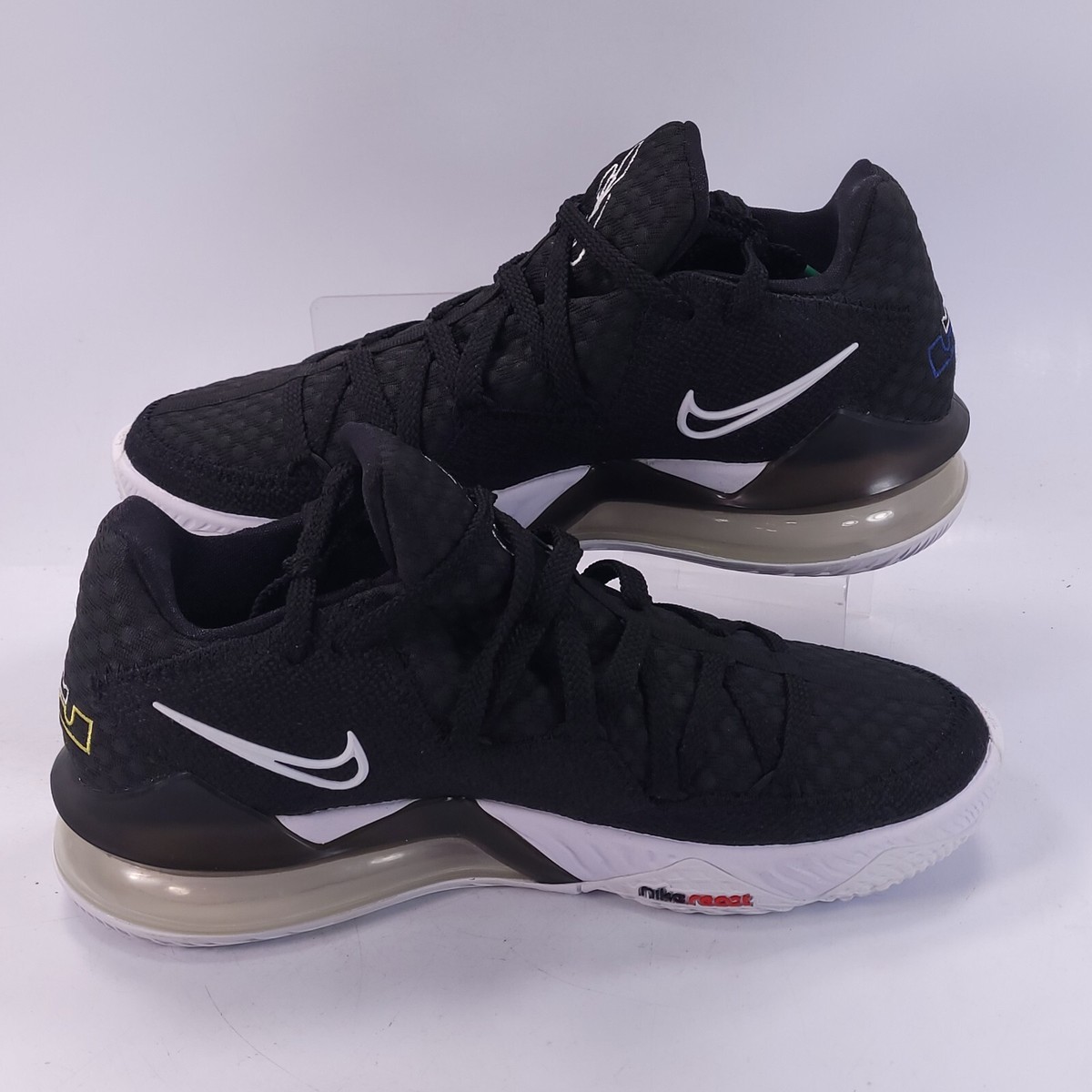 シューズ(男性用) NIKE LEBRON17 LOW nike men lebron 17 low black white multi color