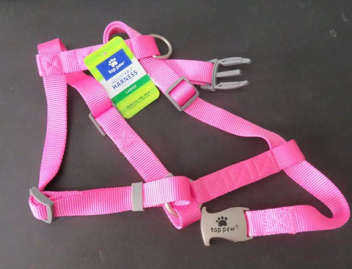 Top paw top adjustable harness