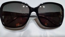 Escada Rectangular Sunglass Black  SES-265-0700 NWOT Authentic