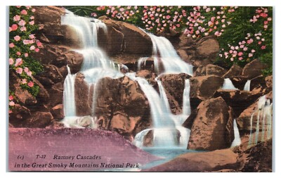 Ramsey Cascades in Great Smoky Mountains National Park Tennessee Postcard