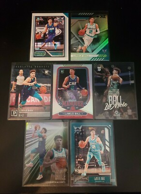 Lamelo Ball 2020-21 Chronicles Rookie 7 Card Lot - XR, Essentials, Marquee 