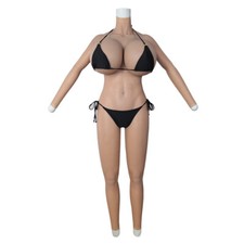 Roanyer Crossdresser S Cup Silicone Body Suit With Large Breast Forms Huge Boobs