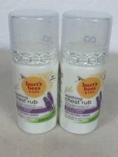 2 Pack: Burts Bees Soothing Chest Rub w/ Lavender & Eucalyptus 1 oz.