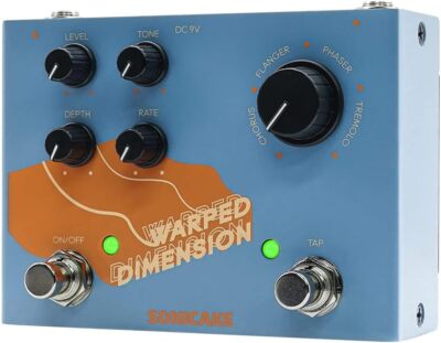 SONICAKE Warped Digital Modulation Pedal Chorus Effektpedal für Gitarre