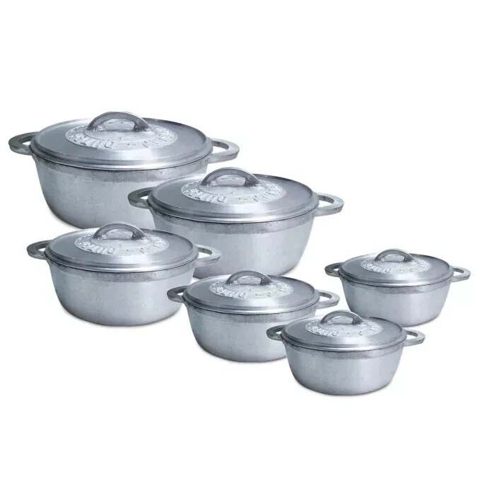 Jamaican Caribbean Dutch Pots Casserole Oven Heavy Duty Dutchie 20cm - 30cm
Opens in a new window or
