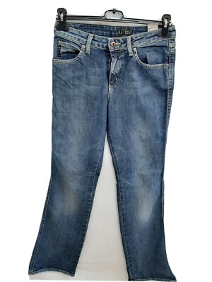 Armani jeans AJ zampa bootcut donna woman tg 43 sz 29 vintage blu - Main Image