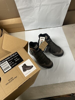 Salewa Men s MS MTN Trainer Lite MID GTX Boots, Bungee Cord / Black, Size 10