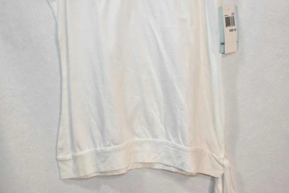 New Balance Tank Top White Size 16 Girl's Glitter Butterfly - Image 4 of 4