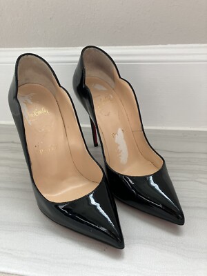 Christian Louboutin デコルテ554 100 パテント 35 Christian Louboutin Beige Patent Leather Decollete 554 100 Pumps