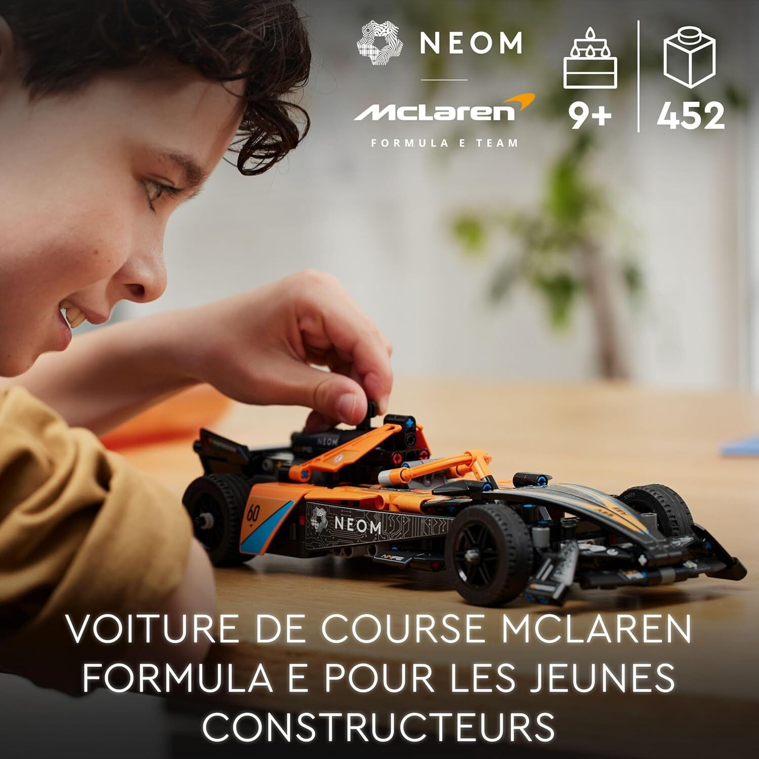 LEGO Technic McLaren Formula E 42169 avec Double Moteur Pull-Back à Friction - 2