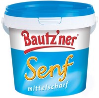 Bautzner Senf Mittelscharf 4 Eimer A 1 Kg