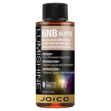 Joico LumiShine Demi-Permanent Liquid Hair Color 2 fl.oz-6NB Natural Beige Dark