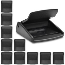 10Pack 2 Inch Black Cam Buckles, Plastic Toggle Buckle Clip for Pet Chest Ves...