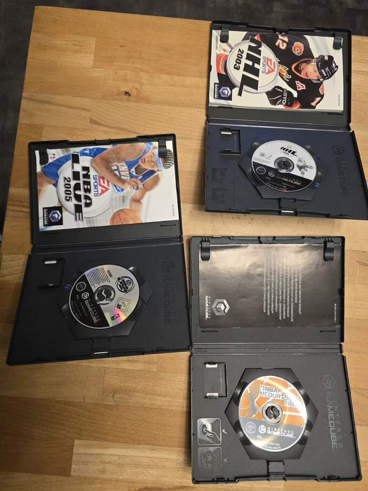 11 Spiele Nintendo GameCube f1 fifa nba nhl iss wii  NGC Game Cube pal cib 03 04 - Bild 3 von 4