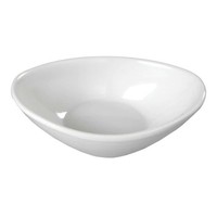 WeißE Ovale Melamin Schale 10X9,5X6,2 Cm - Medri