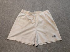 Vintage Umbro Shorts Mens Medium White Football Soccer 1990s
