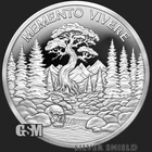 2025 - MEMENTO VIVERE - 1 oz .999 Fine Silver Shield PROOF MINIMINTAGE IN STOCK