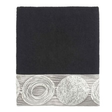 Avanti Linens Galaxy Hand Towel, Black