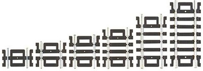 Atlas HO Scale Code 100 Straight Assortment (10 Pieces) Model Train Track