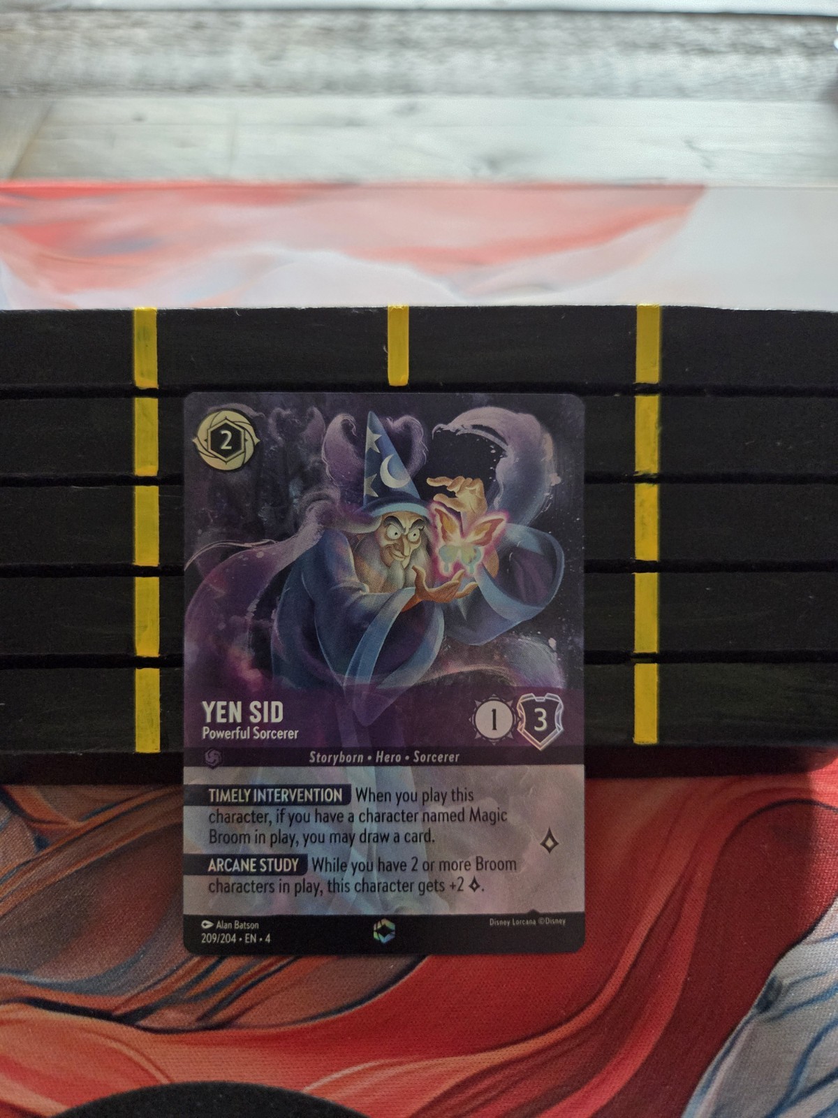 Yen Sid - Powerful Sorcerer (Enchanted) 209/204 Ursula's Return Holo