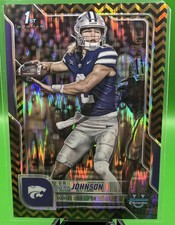Avery Johnson 2025 Bowman Chrome U Black & Gold Stealth Refractor 1st #/25
