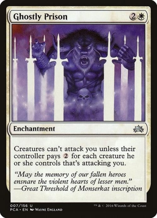 Ghostly Prison - Light Play MTG Planechase Anthology