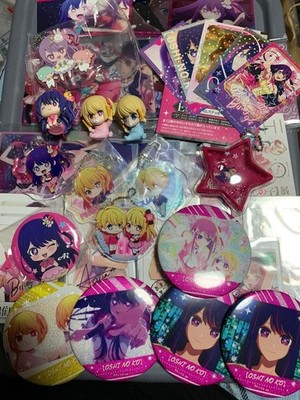 Oshi no Ko Hoshino Ai Aqua Ruby Kana MiB Goods Set Lot + Cheki