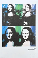 ANDY WARHOL  - Mona Lisa - signed, numbered edition 36/100, 38 x 56 cm