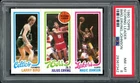 1980 TOPPS LARRY BIRD MAGIC JOHNSON HoF ROOKIE RC JULIUS ERVING NM-MT PSA 8
