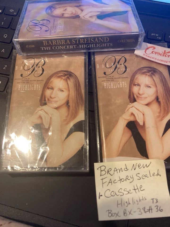 The Concert Highlights Barbra Streisand (Cassette, 1994) New & SEALED - Image 4 of 4