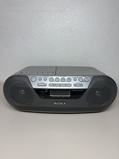 Sony CFD-S05 Boombox Home Audio CD Cassette Radio Player Mega Bass Boom Box