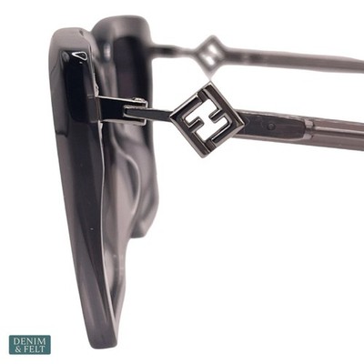NEW Fendi‎ FF Diamonds Square Sunglasses 54mm Grey Gradient Luxe Statement Chic Fendi FF Diamonds 54MM Square Sunglasses | Saks Fifth Avenue main image 4