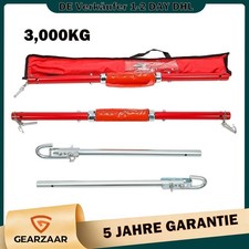 Abschleppstange 3000kg 3T mit Dämpfung Schlepplänge Pannenhilfe DE PKW Kfz Auto