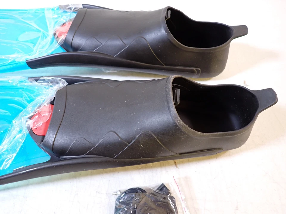 Aletas de buceo de hoja larga de bolsillo completo Wave para apnea y pesca submarina 10-11 Foto 3 de 4