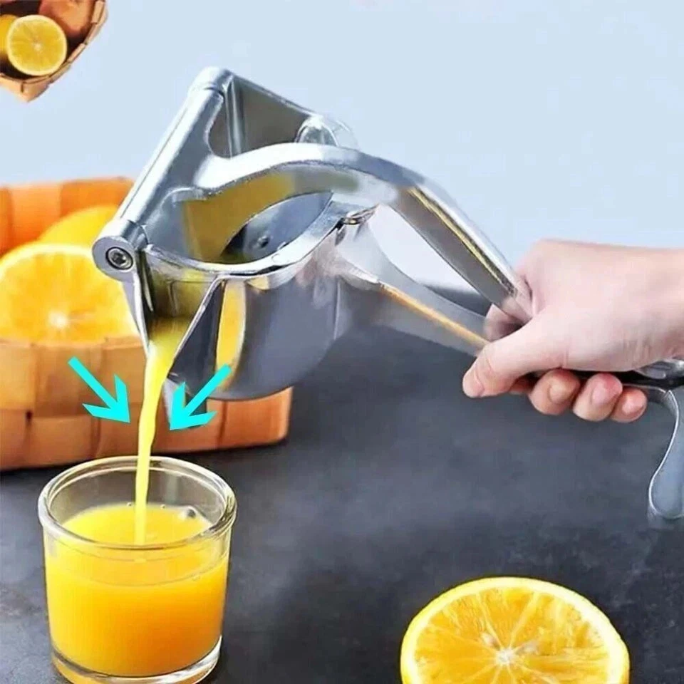 Aluminum Alloy Manual Juicer Hand Lemon Juice Squeezer Fruit Press Extractor - Image 3 of 4
