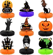 KatchOn, Halloween Centerpieces for Tables - Pack of 9 | Witch Halloween... 