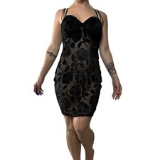 victoria secret gold label 90's lace slip dress