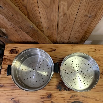 Amway Queen 6 Qt Stock Pot Steamer Insert 10.5