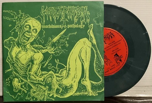 Goreaphobia - Morbidious Pathology  7" EP 1990 Seraphic Decay – SCAM-006 [Green]