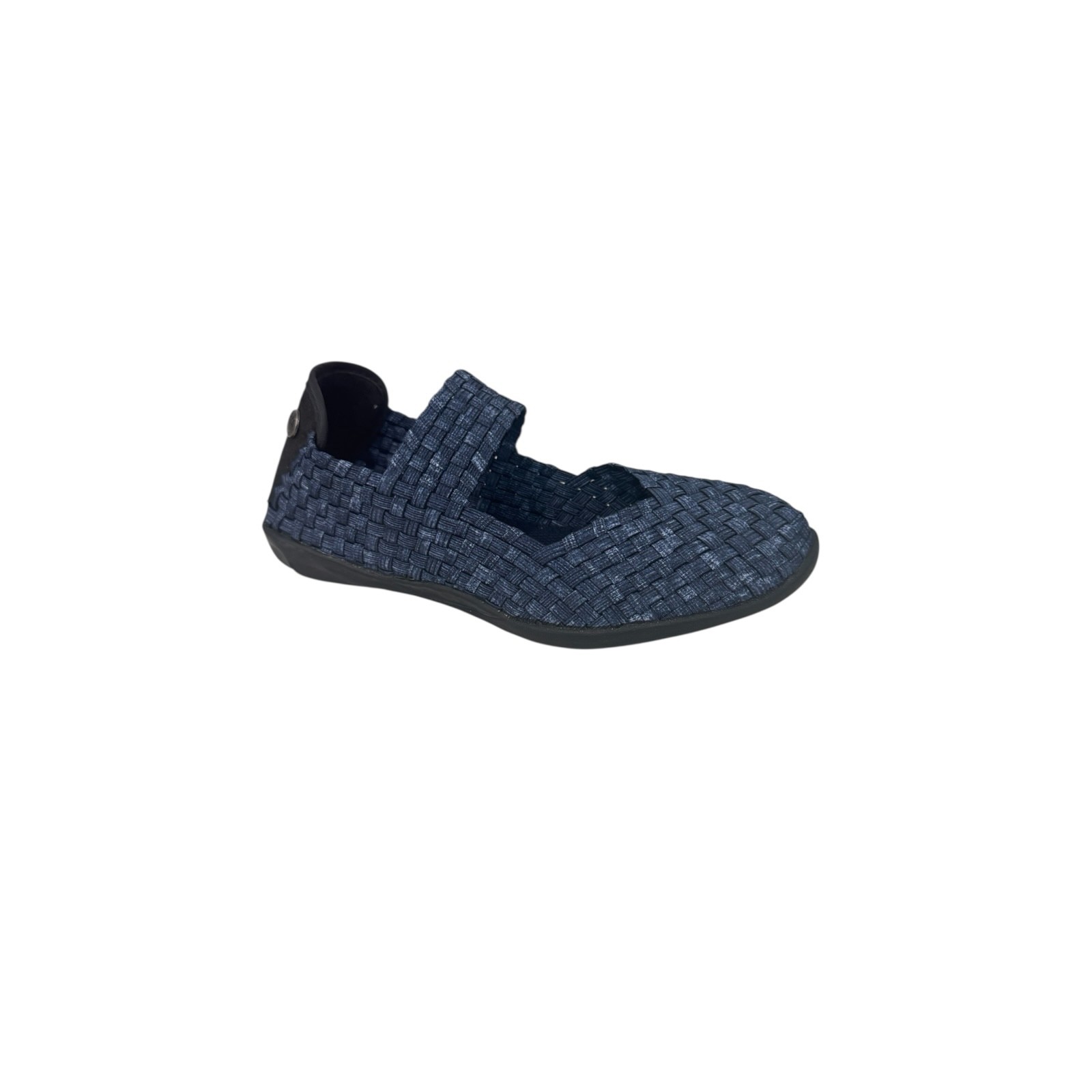 Bernie Mev Cuddly-Jeans & Black Women Mary Jane Flats Stretch Comfort