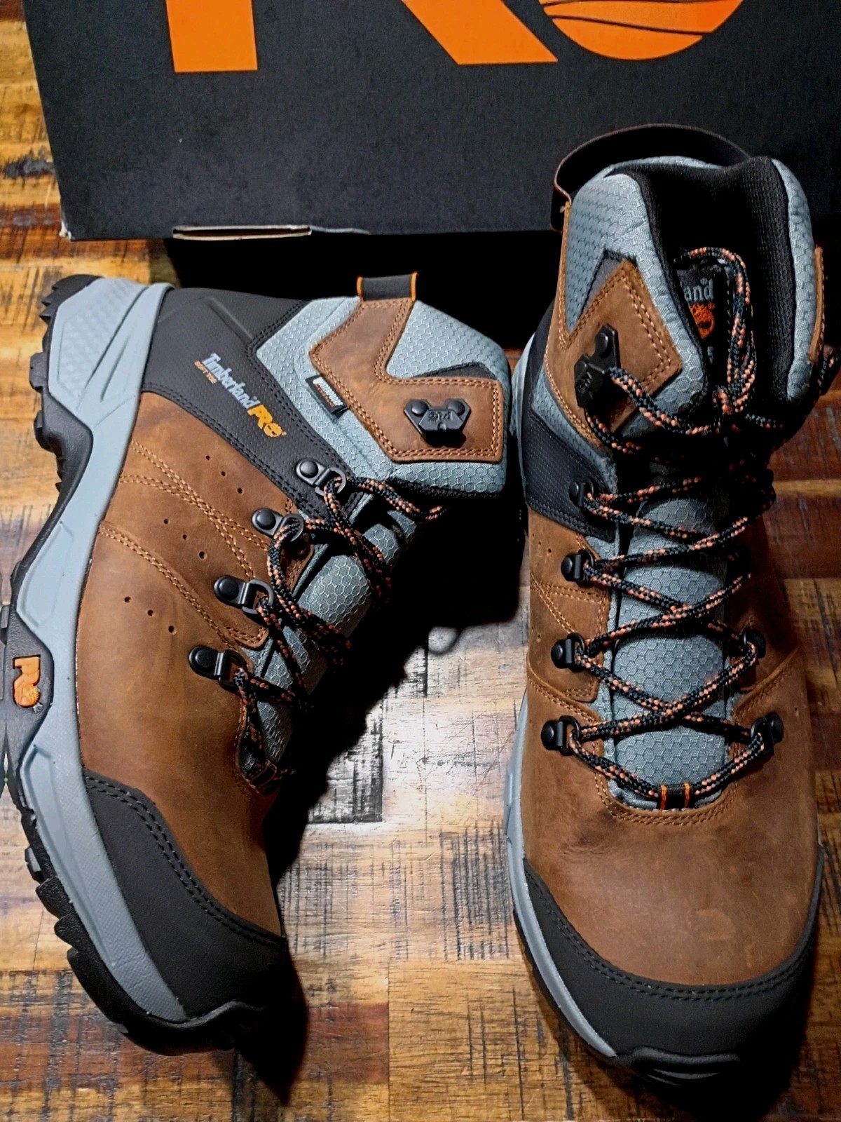 S Timberland Pro Switchback  Brown Soft Toe Eh Waterproof Work Boots Sz 11.5